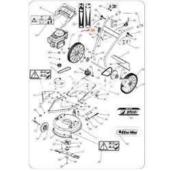 Mando gas desbrozadoras de ruedas Oleo-Mac  (PB0307020011) - Imagen 2