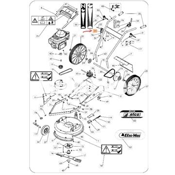 Mando gas desbrozadoras de ruedas Oleo-Mac  (PB0307020011) - Imagen 2