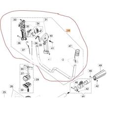 Manillar completo desbrozadoras Oleo-Mac (61380098) - Imagen 2