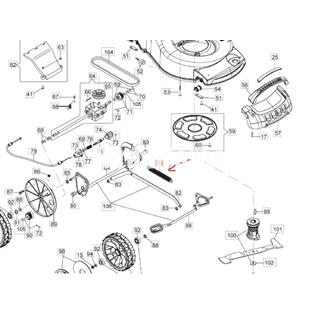 Muelle alturas cortacésped Oleo-Mac (66060505) - Imagen 1