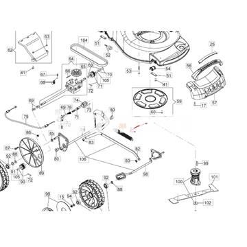 Muelle alturas cortacésped Oleo-Mac (66060505) - Imagen 1