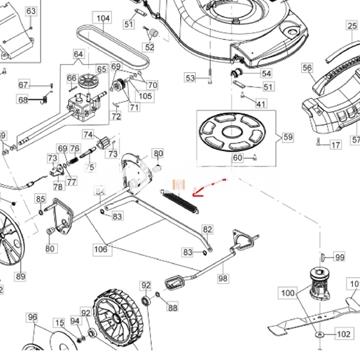 Muelle alturas cortacésped Oleo-Mac (66060505) - Imagen 1
