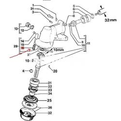 Muelle cabezal Efco 8510 Boss (4138290) - Imagen 2