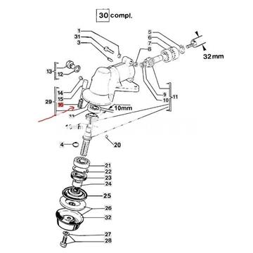 Muelle cabezal Efco 8510 Boss (4138290) - Imagen 2