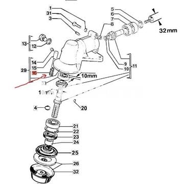 Muelle cabezal Efco 8510 Boss (4138290) - Imagen 2