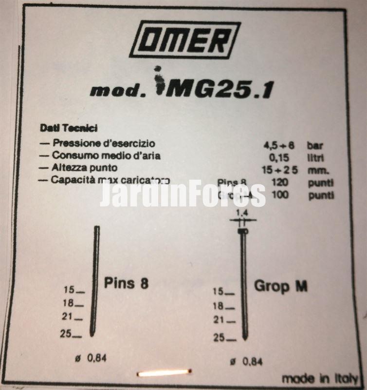 Omer MG25 - Clavadora - Imagen 3