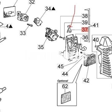 Palanca aire desbrozadoras Efco antiguas (4196006) - Imagen 2