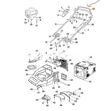 Palanca freno motor cortacésped Oleo-Mac (8202315) - Imagen 2