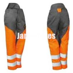Pantalón protección desbrozador Oleo-Mac alta visibilidad - Imagen 1