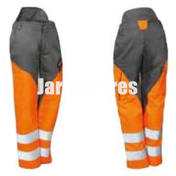 Pantalón protección desbrozador Oleo-Mac alta visibilidad - Imagen 1