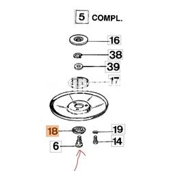 Perno cabezal nylon antiguo (4095057) - Imagen 2