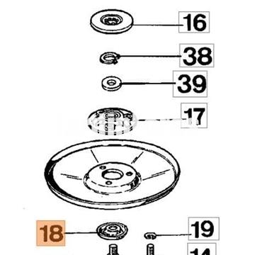 Perno cabezal nylon antiguo (4095057) - Imagen 2