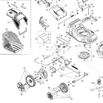 Perno sistema alturas cortacésped Oleo-Mac (66060443) - Imagen 2