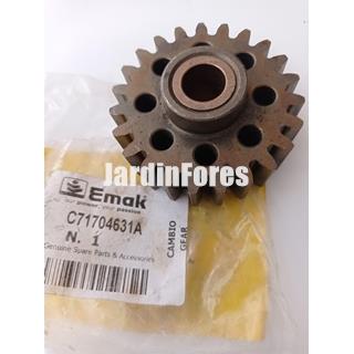 Piñón engranaje marchas cortacésped Oleo-Mac (C71704631) - Imagen 1