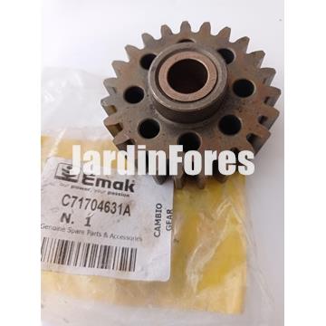 Piñón engranaje marchas cortacésped Oleo-Mac (C71704631) - Imagen 1