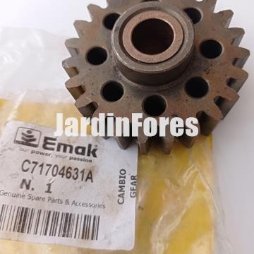 Piñón engranaje marchas cortacésped Oleo-Mac (C71704631) - Imagen 1