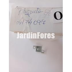 Plaqueta soporte filtro aire ahoyador Efco (4174097) - Imagen 1