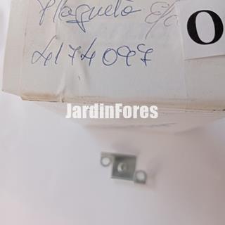 Plaqueta soporte filtro aire ahoyador Efco (4174097) - Imagen 1