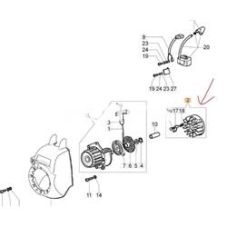 Plato magnético desbrozadoras Oleo-Mac (4161264BR) - Imagen 2