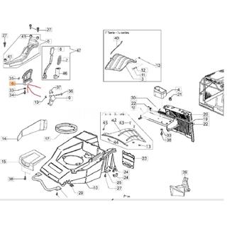 Selector alturas cortacésped Oleo-Mac (8203362) - Imagen 2