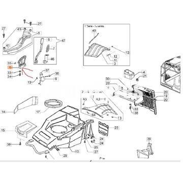 Selector alturas cortacésped Oleo-Mac (8203362) - Imagen 2