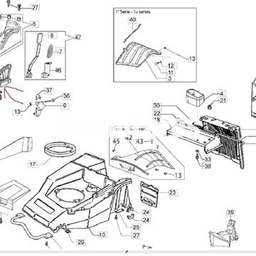 Selector alturas cortacésped Oleo-Mac (8203362) - Imagen 2