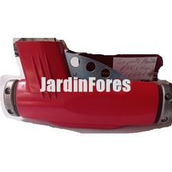 Soporte completo tubo 28mm. manillar desbrozadoras Oleo-Mac y Efco (61042048) - Imagen 1