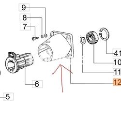 Tapa amortiguador barra desbrozadoras Oleo-Mac(61270003r) - Imagen 2