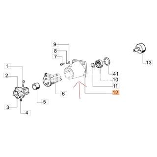 Tapa amortiguador barra desbrozadoras Oleo-Mac(61270003r) - Imagen 2