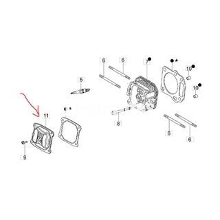 Tapa balancines motor Emak de Oleo-Mac (L66150002) - Imagen 2