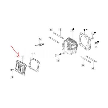 Tapa balancines motor Emak de Oleo-Mac (L66150002) - Imagen 2