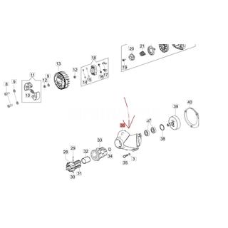 Tapa embrague desbrozadoras Efco (61250017R) - Imagen 2