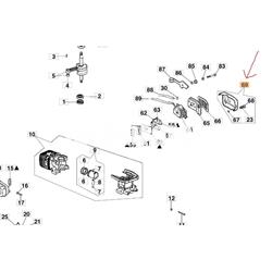 Tapa filtro aire ahoyador Oleo-Mac MTL 40 (4100372) - Imagen 2