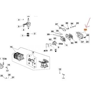 Tapa filtro aire ahoyador Oleo-Mac MTL 40 (4100372) - Imagen 2