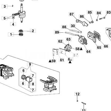 Tapa filtro aire ahoyador Oleo-Mac MTL 40 (4100372) - Imagen 2