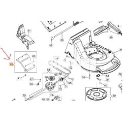 Tapa salida hierba cortacésped Oleo-Mac (66062096) - Imagen 1