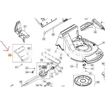 Tapa salida hierba cortacésped Oleo-Mac (66062096) - Imagen 1