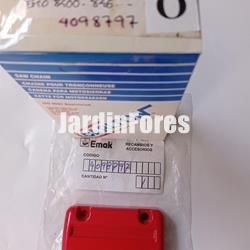 Tapa superior soporte manillar tubo 28mm desbrozadoras Efco (4098797) - Imagen 1