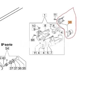 Tapa trasera soporte manillar desbrozadoras Oleo-Mac (61252044) - Imagen 2