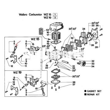 Tornillo carburador desbrozadoras antiguas Efco(2318135) - Imagen 2