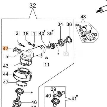 Tornillo engrase desbrozadoras Oleo-Mac (4138428) - Imagen 1