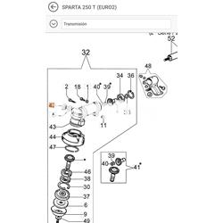 Tornillo engrase desbrozadoras Oleo-Mac (61040071) - Imagen 1