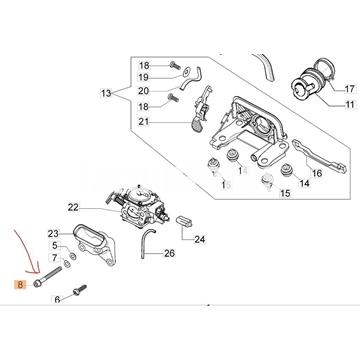 Tornillo M5x80 Oleo-Mac (3801037-3801067) - Imagen 2