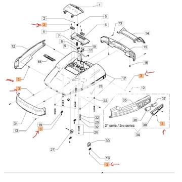 Tornillo Oleo-Mac para robot Orion (AK505075) - Imagen 2