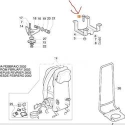 Tornillo soporte depósito desbrozadoras mochila Oleo-Mac (3910023) - Imagen 2