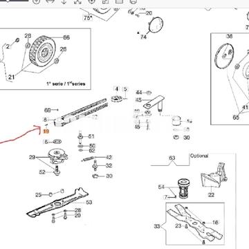 Tornillo tracción cortacésped Oleo-Mac (3805020) - Imagen 2