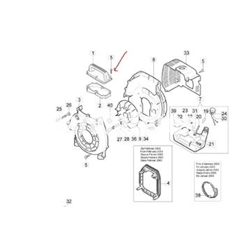 Tornillos sujeción asa tapa superior soplador Oleo-Mac BV 162 - Imagen 1
