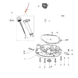 Varilla aceite motor Emak de Oleo-Mac (L66150068) - Imagen 2