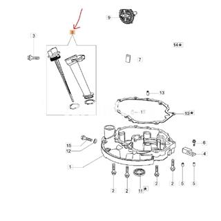 Varilla aceite motor Emak de Oleo-Mac (L66150068) - Imagen 2