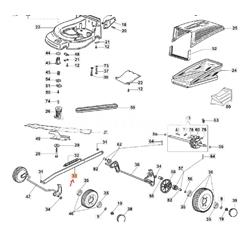 Varilla soporte alturas cortacésped Oleo-Mac (66060027) - Imagen 2